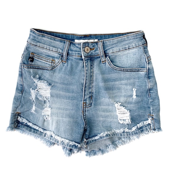 KanCan Pants - | haley hi-rise distressed kancan shorts |
